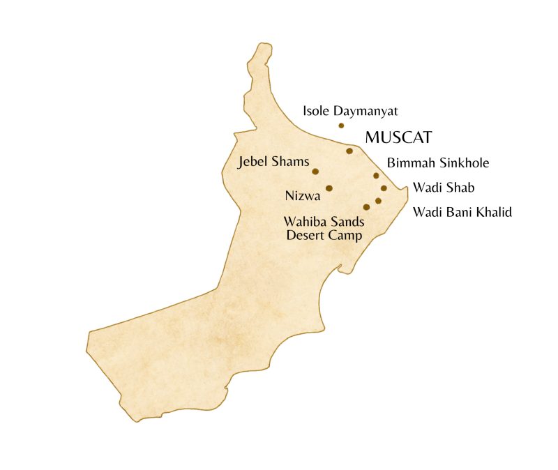 itinerario oman